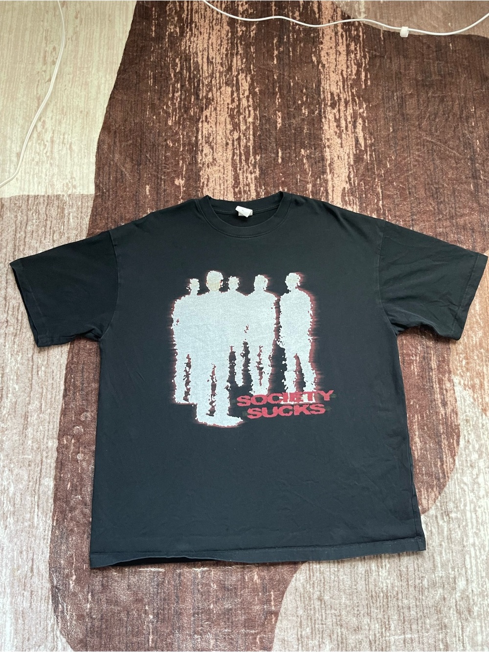 SOCIETY SUCKS custom paint tee
